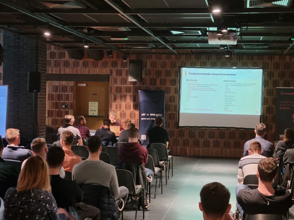 people watching presentation