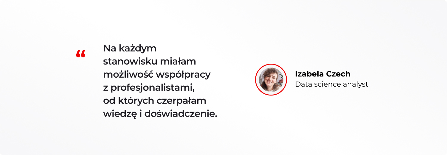 Różne oblicza i historie naszych #AilleronExperts. Poznajcie Izabelę Czech.